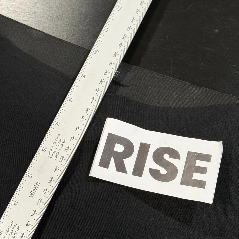COS Size 6 Womens Black Skinny Flat Front Stretch Minimalist Midrise Pants